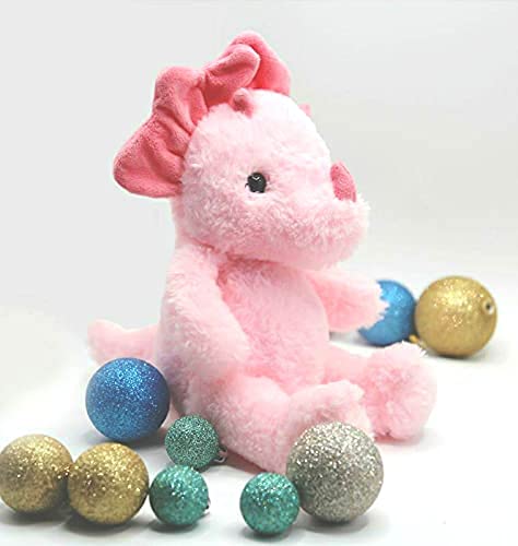 Pink Triceratops, Dinosaur Stuffed Animal Toy