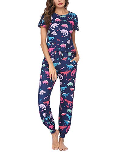 Women's dinosaur pajama set