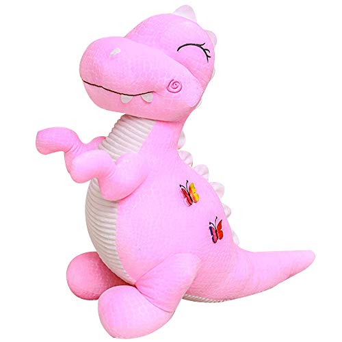 Pink Dinosaur Stuffed Animal Toys Cute Soft Dinosaurs Plush Doll T-Rex Throw Pillow for Boys Girls 11"