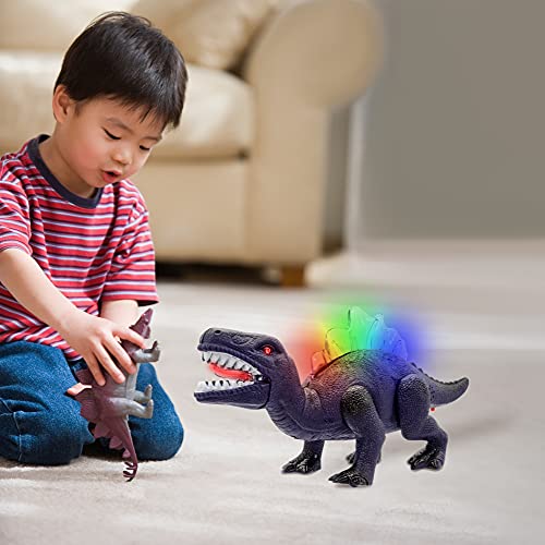 LED Light Up and Walking Realistic Dinosaur with Sound