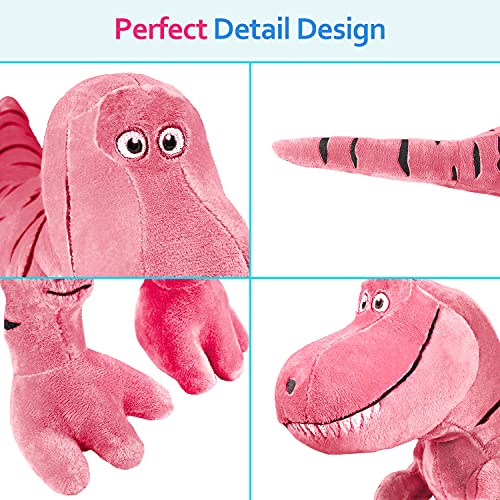 Pink Stuffed Dinosaur Plush Toy