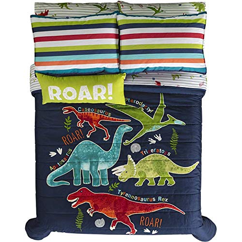 Dinosaurs Reversible 3PCS Twin Size bedding Set