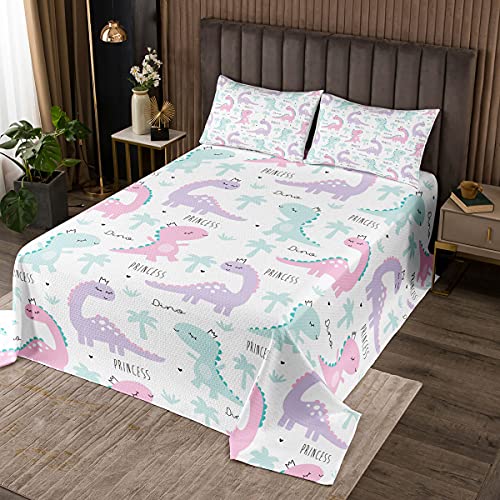 beautiful cartoon dinosaur bedding