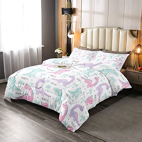 dinosaur comforter set for girls