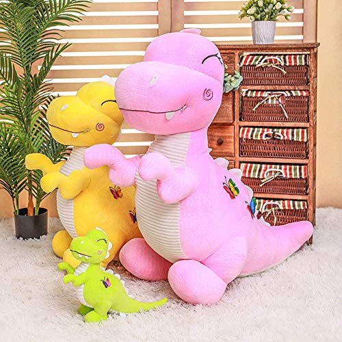 Pink Dinosaur Stuffed Animal Toys Cute Soft Dinosaurs Plush Doll T-Rex Throw Pillow for Boys Girls 11"