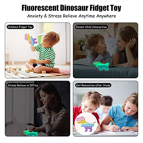 Glow in The Dark Fidget Dinosaur Sensory Toy