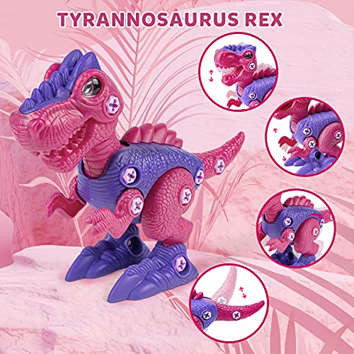 pink T-Rex toy