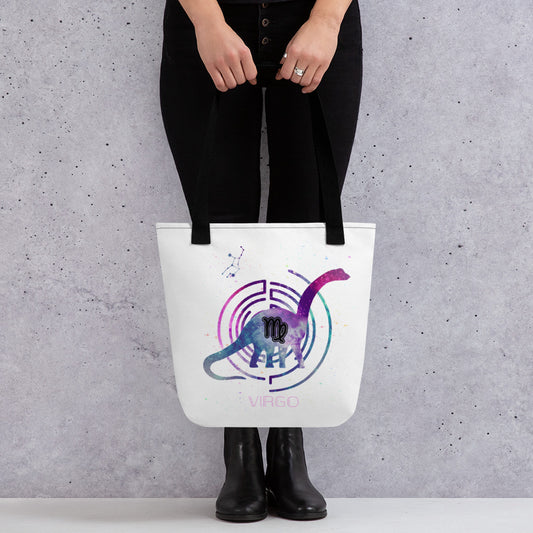 This spacious dinosaur tote will be a great addition to your collection. 