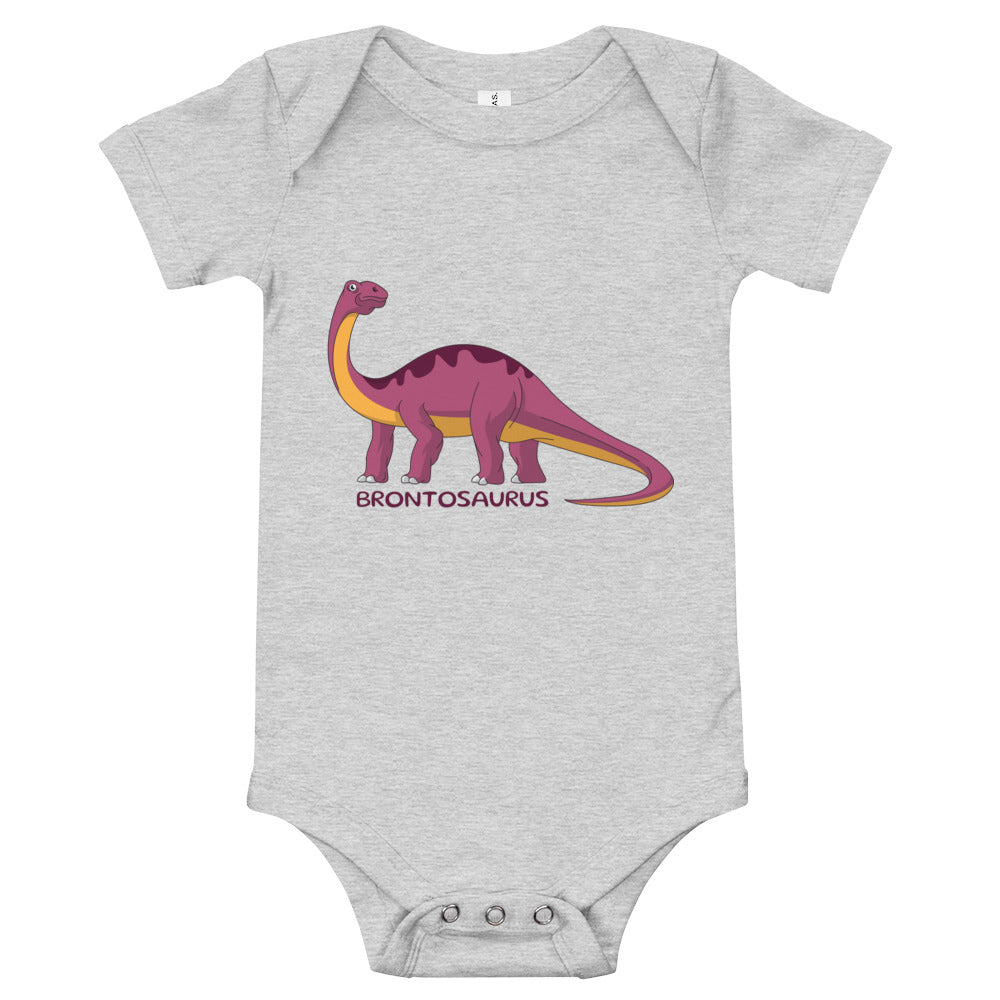 Brontosaurus dinosaur short sleeve one piece