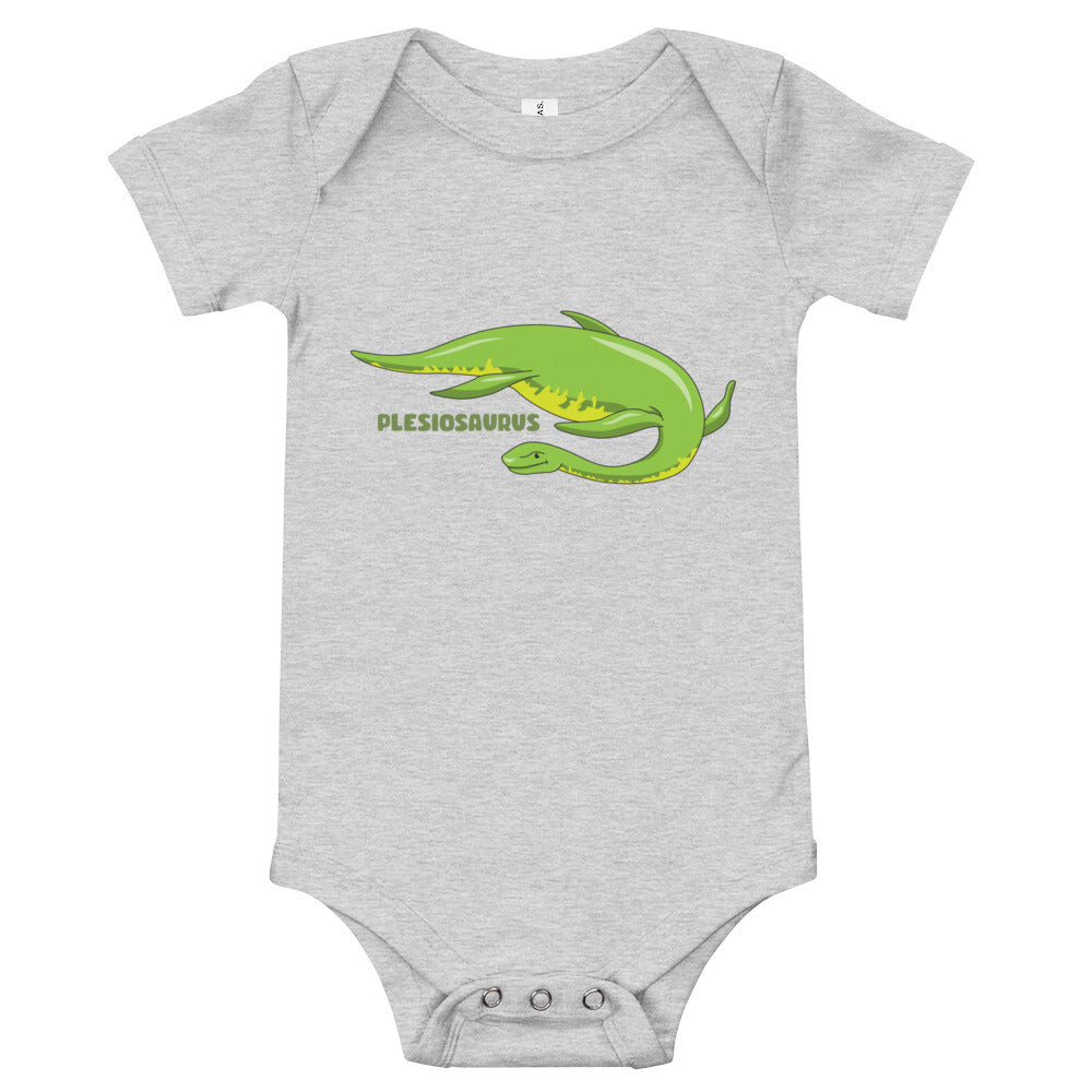 Plesiosaurus dinosaur short sleeve one piece