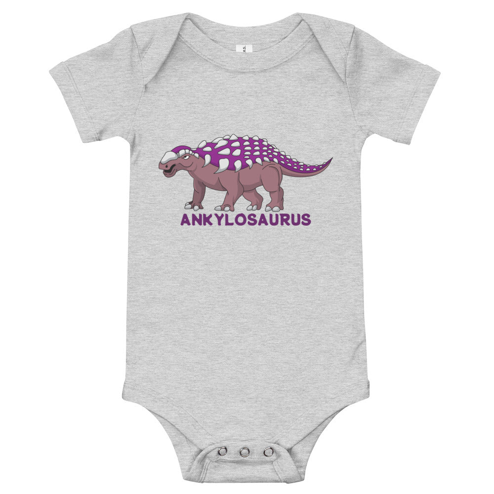 Ankylosaurus dinosaur short sleeve one piece