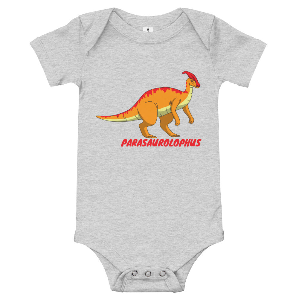 Parasaurolophus dinosaur short sleeve one piece