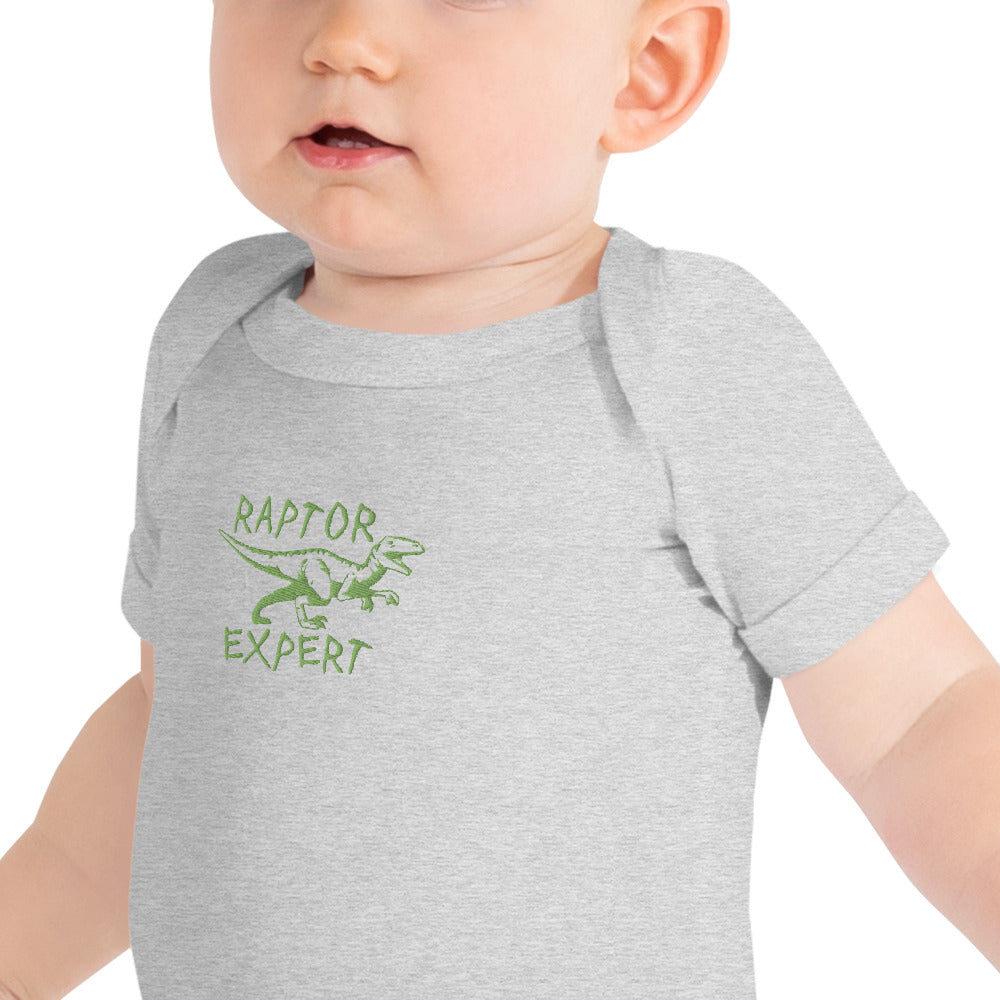 Embroidered Raptor Expert short sleeve one piece