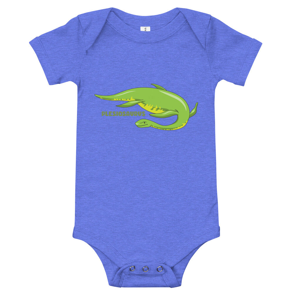 Plesiosaurus dinosaur short sleeve one piece