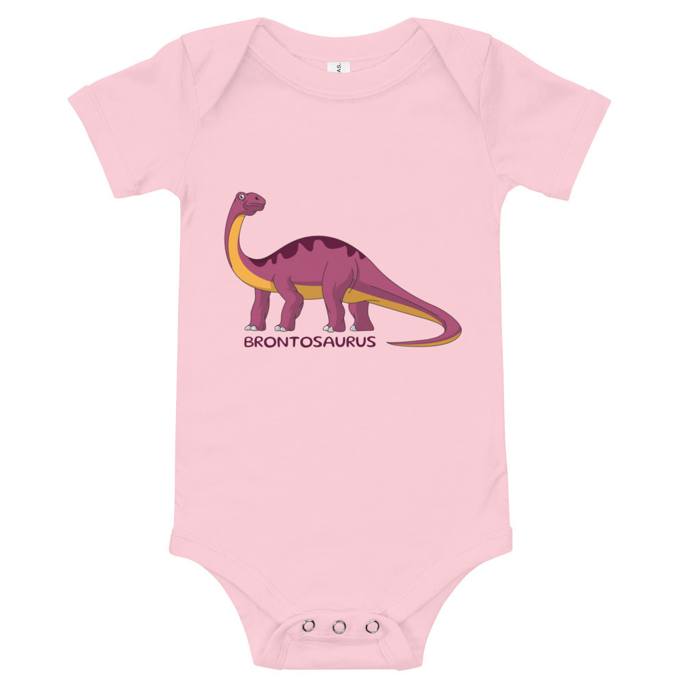 Brontosaurus dinosaur short sleeve one piece