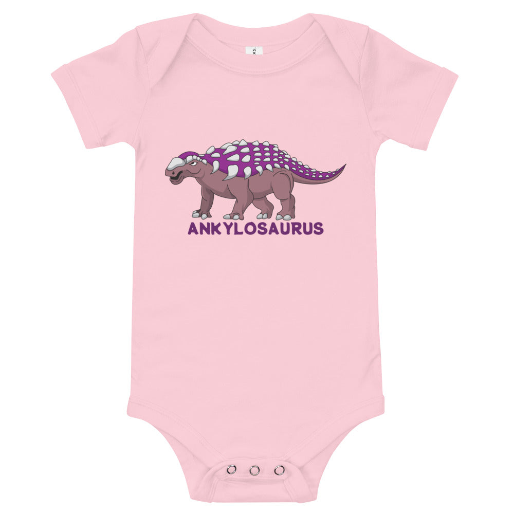 Ankylosaurus dinosaur short sleeve one piece