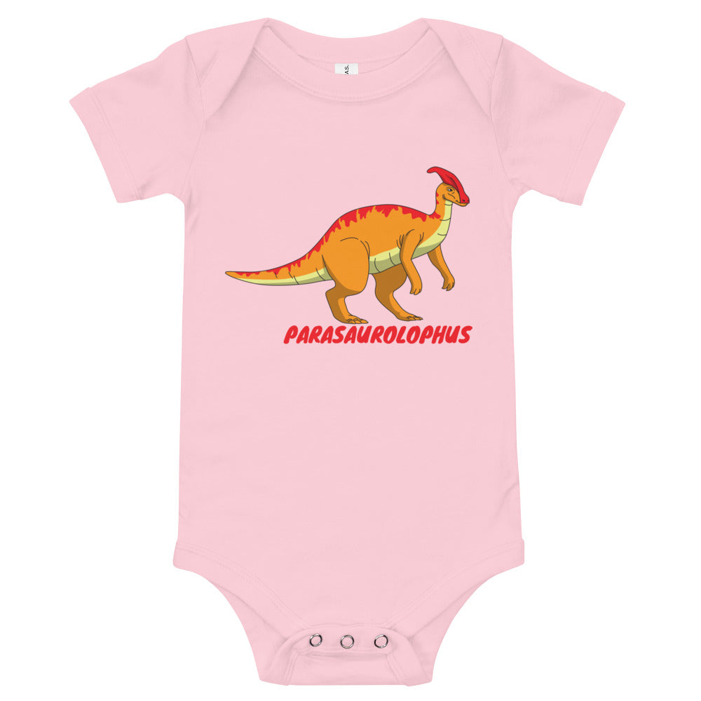 Parasaurolophus dinosaur short sleeve one piece