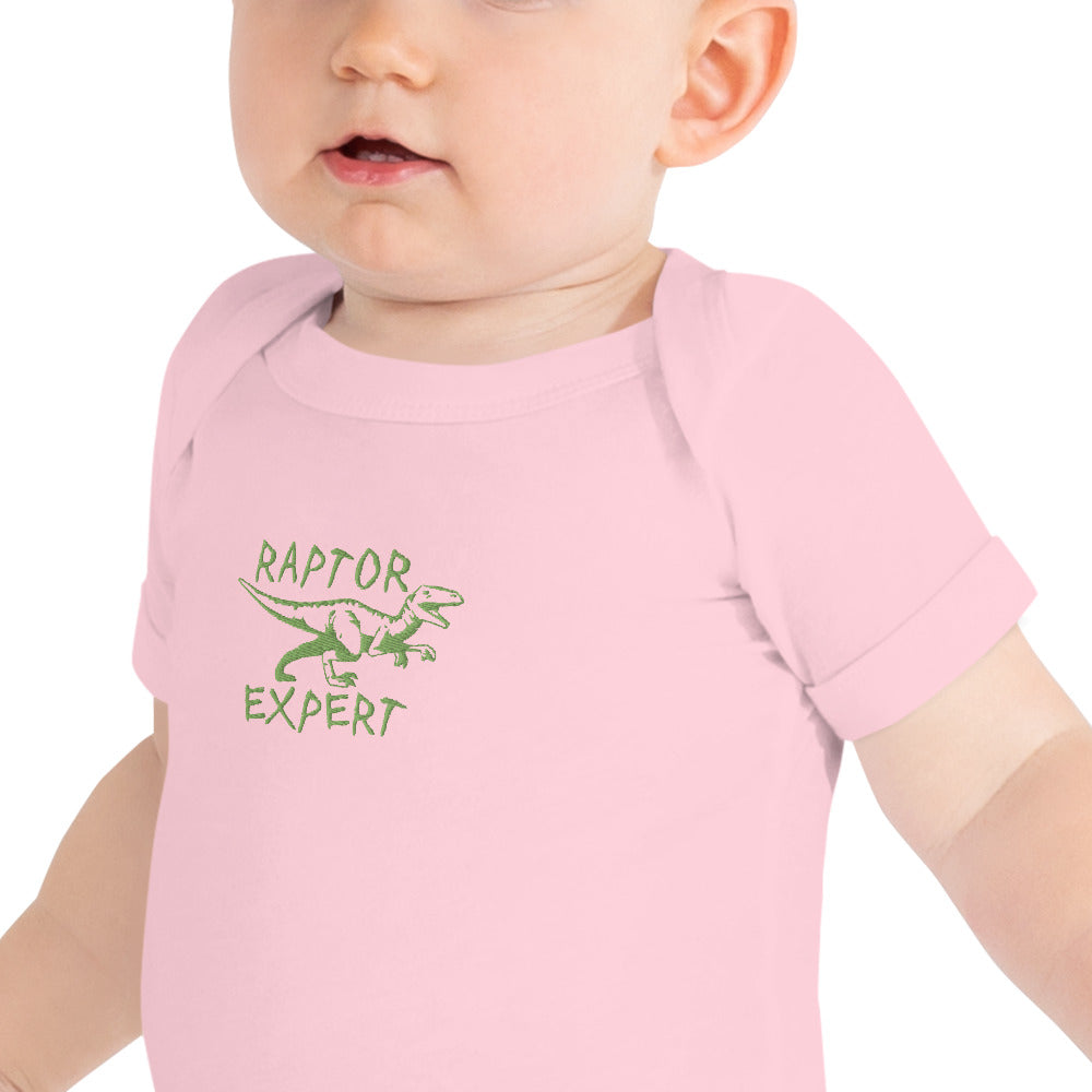 Embroidered Raptor Expert short sleeve one piece