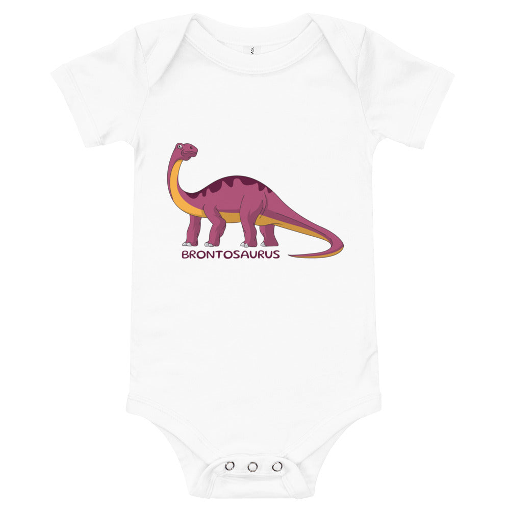 Brontosaurus dinosaur short sleeve one piece