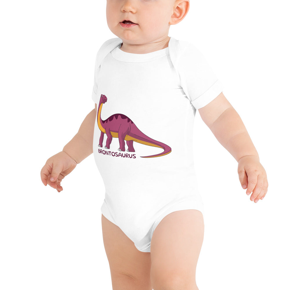 Brontosaurus dinosaur short sleeve one piece