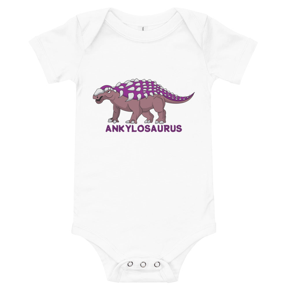 Ankylosaurus dinosaur short sleeve one piece