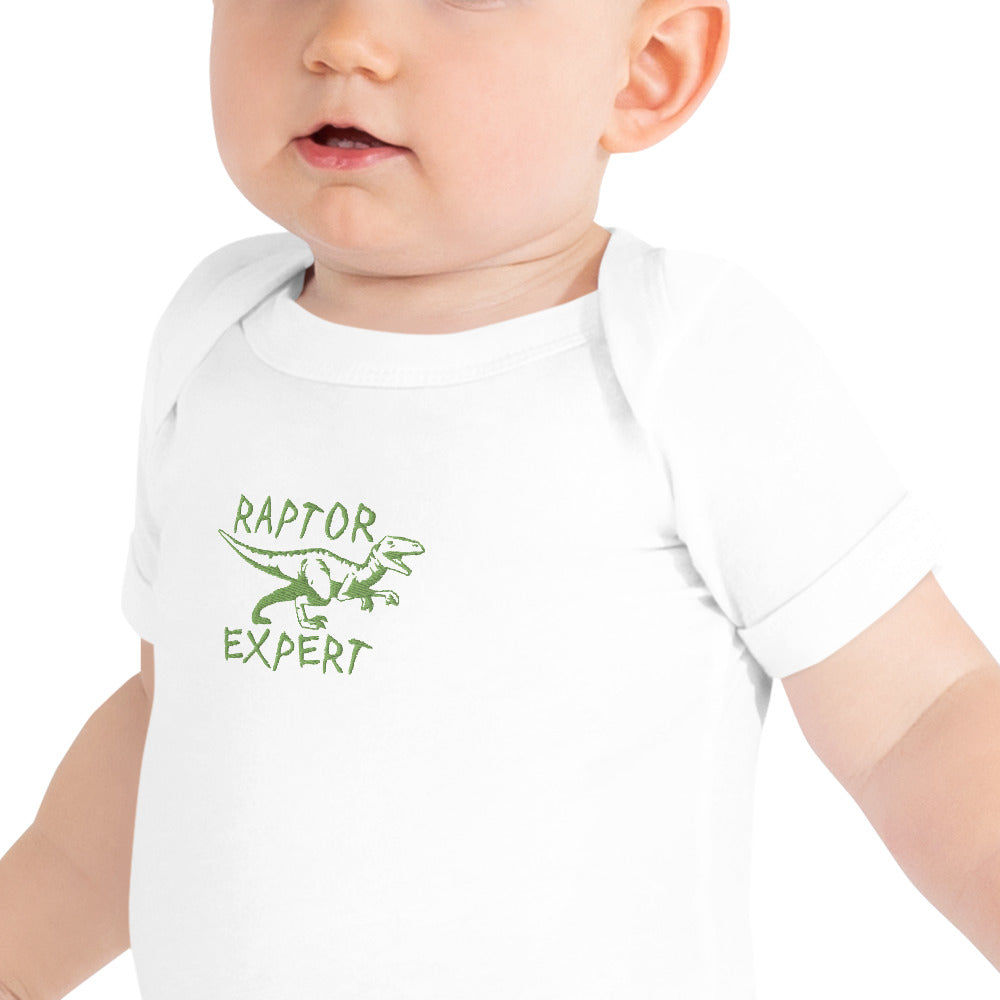 Embroidered Raptor Expert short sleeve one piece