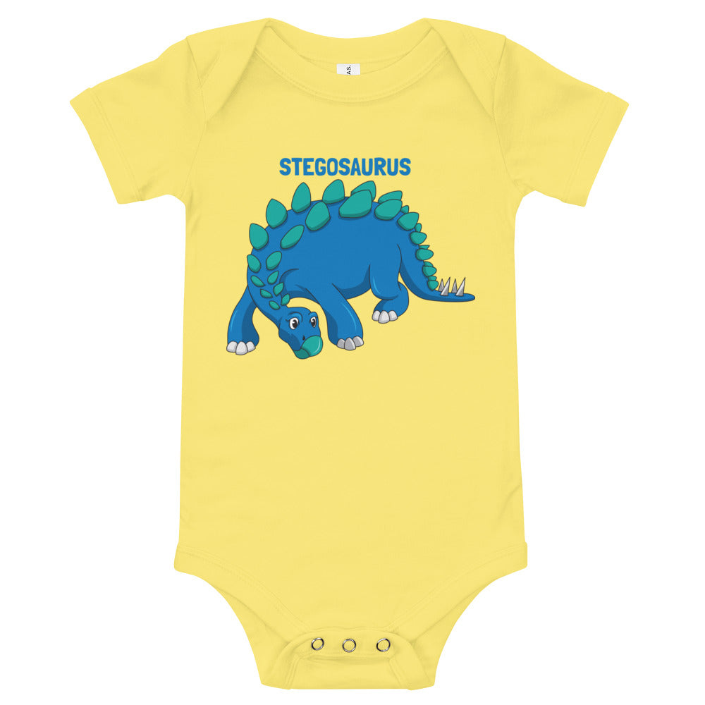 Stegosaurus dinosaur short sleeve one piece