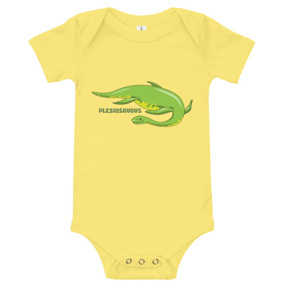 Plesiosaurus dinosaur short sleeve one piece