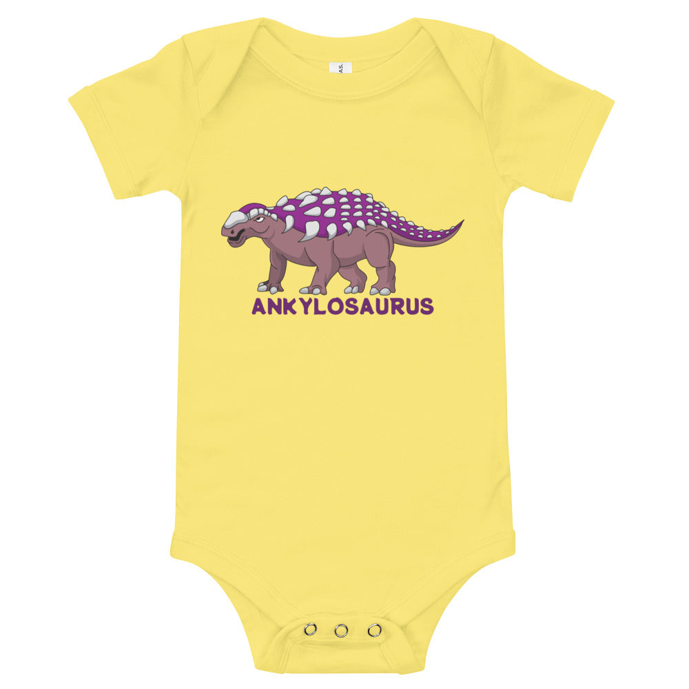 Ankylosaurus dinosaur short sleeve one piece