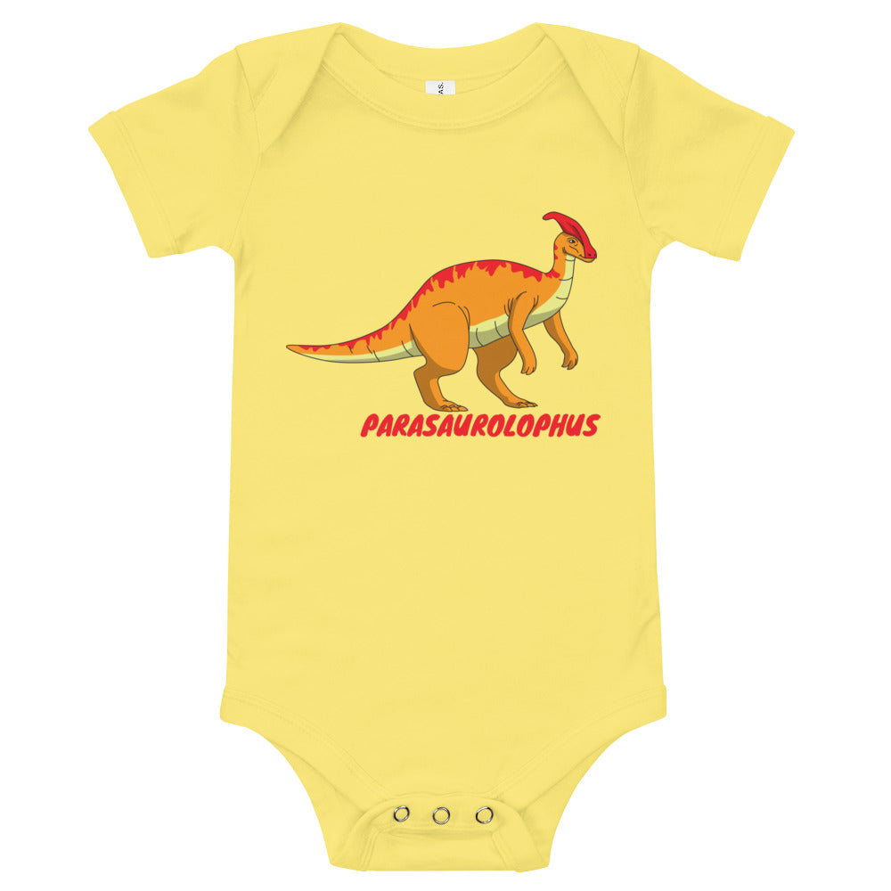 Parasaurolophus dinosaur short sleeve one piece