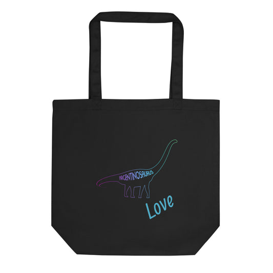 Dinosaur Love Argentinosaurus  Eco Reusable Tote