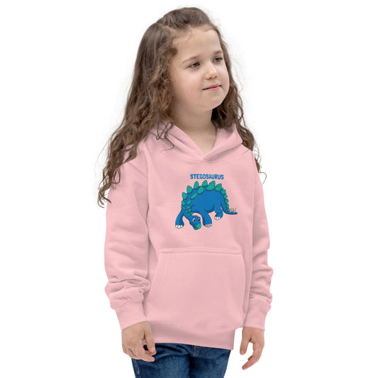 Stegosaurus Dinosaur Kids Hoodie