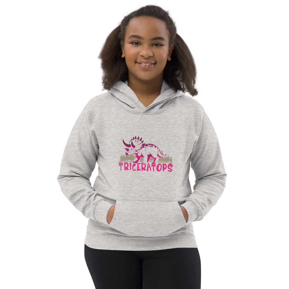 Triceratops Dinosaur Kids Hoodie