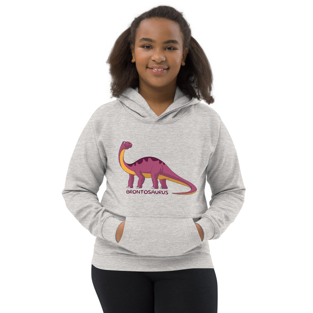 Brontosaurus Dinosaur Kids Hoodie