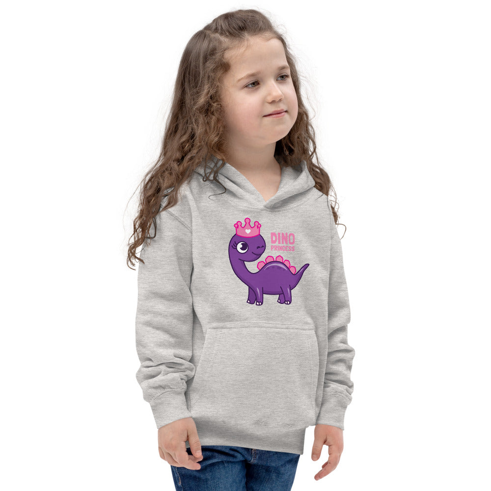 Comfortable gray dinosaur hoodie