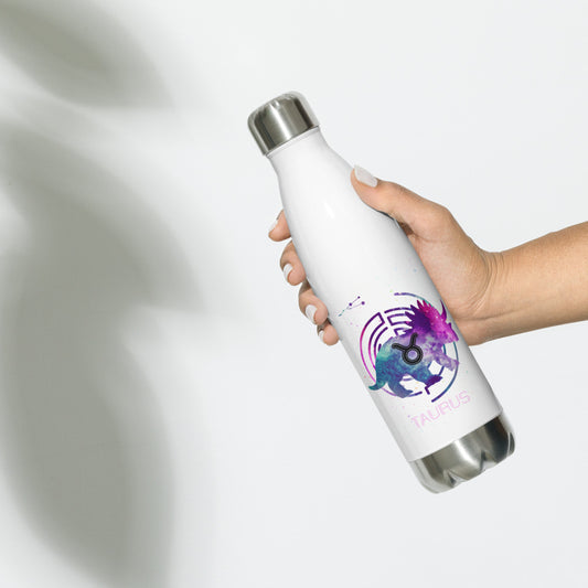 Dinosaur Zodiac Stainless Steel Water Bottle (Taurus)