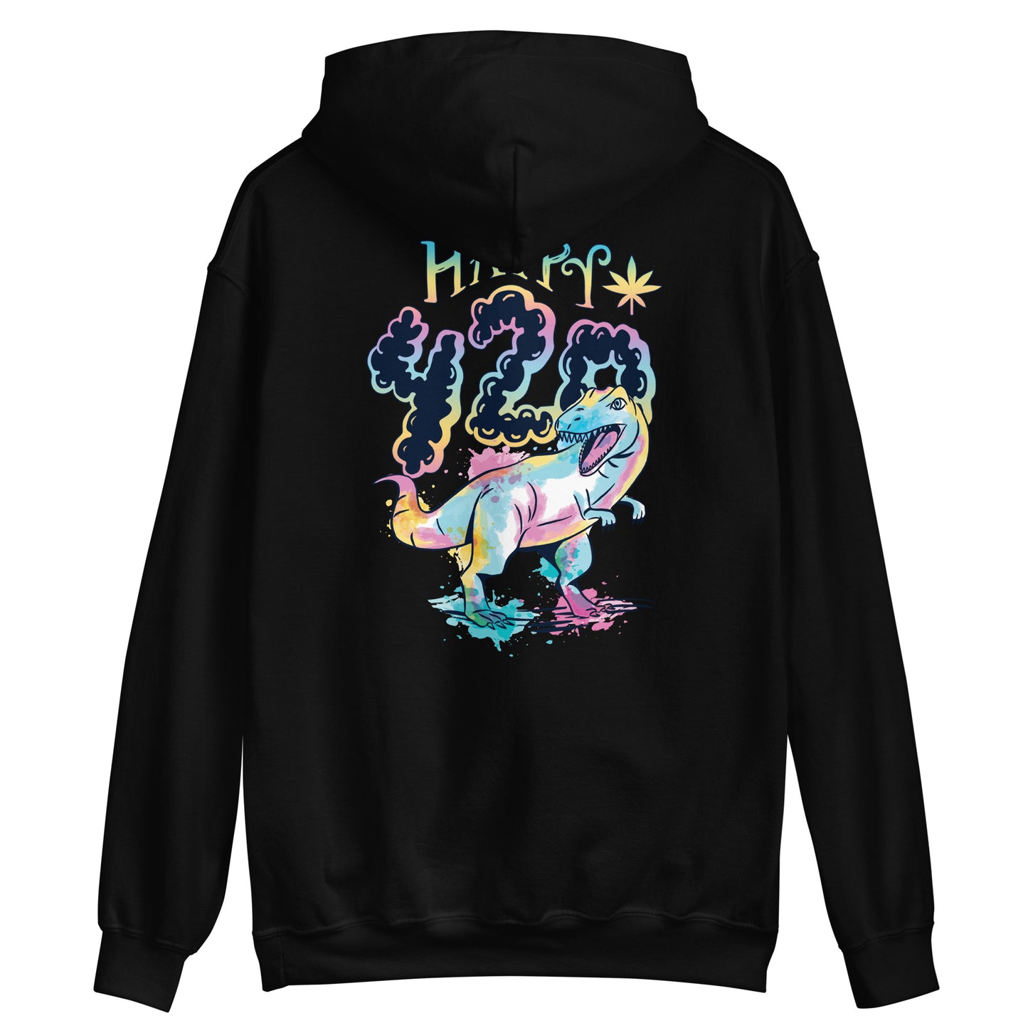 Fierce Dinosaur 420 Hoodie