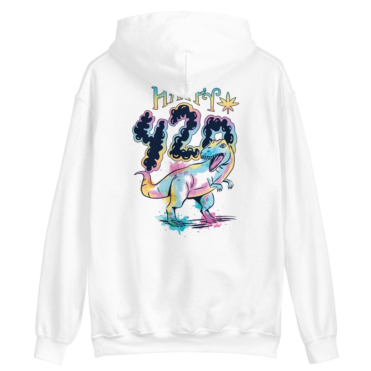 Fierce Dinosaur 420 Hoodie