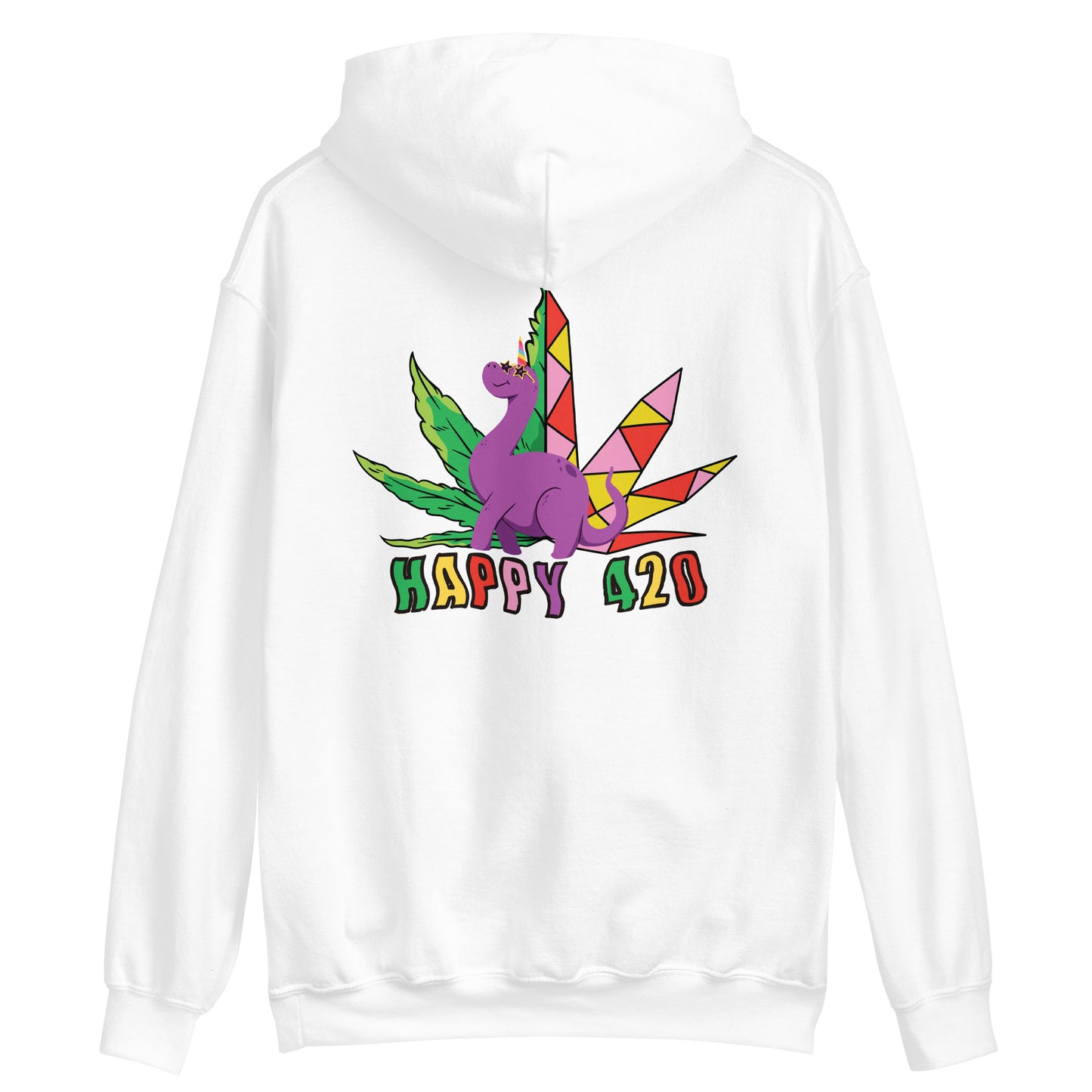 Happy Dinosaur 420 Hoodie
