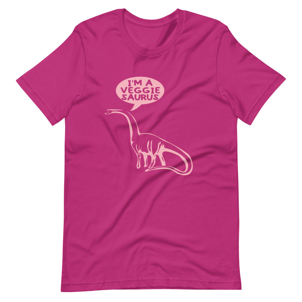 Veggie Saurus Dinosaur (Adult) Short-sleeve unisex t-shirt