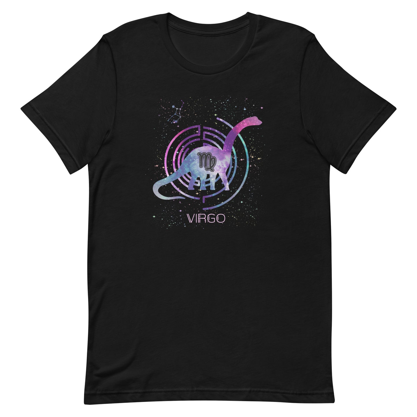 dinosaur virgo t-shirt black