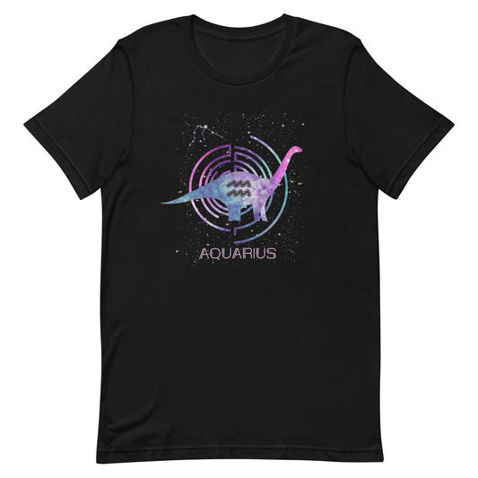 Dinosaur Zodiac (Aquarius) Short-sleeve t-shirt