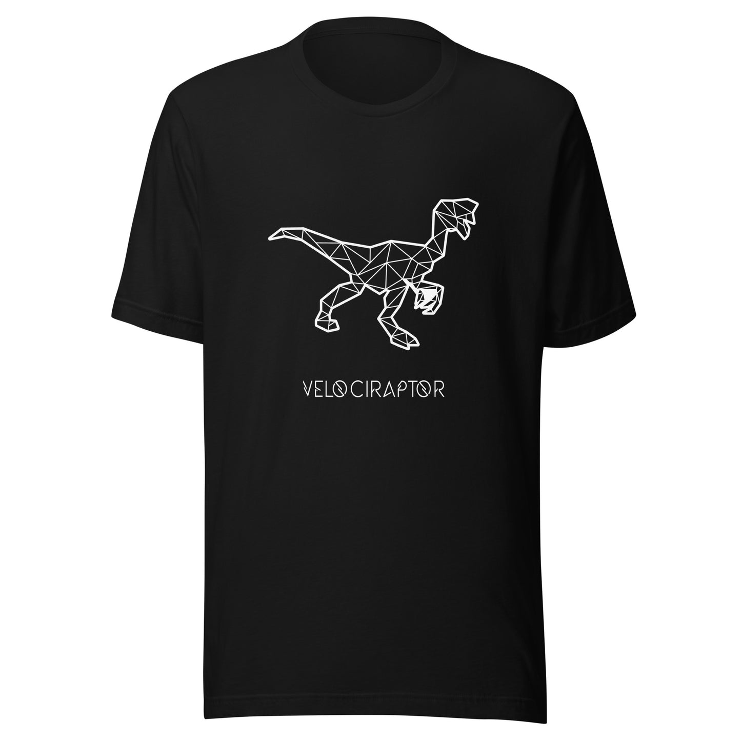 Dinosaur Geo Velociraptor (black) T-Shirt