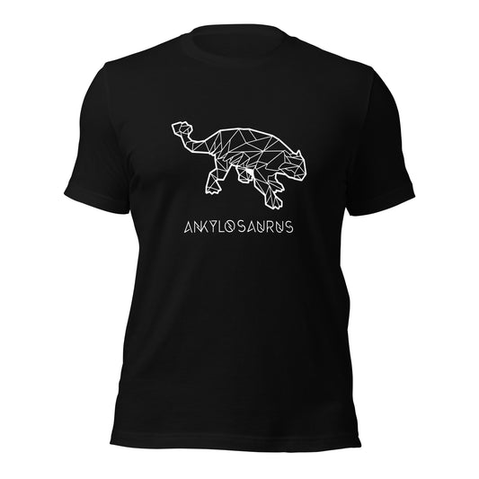 Dinosaur Geo Ankylosaurus (Black) T-Shirt