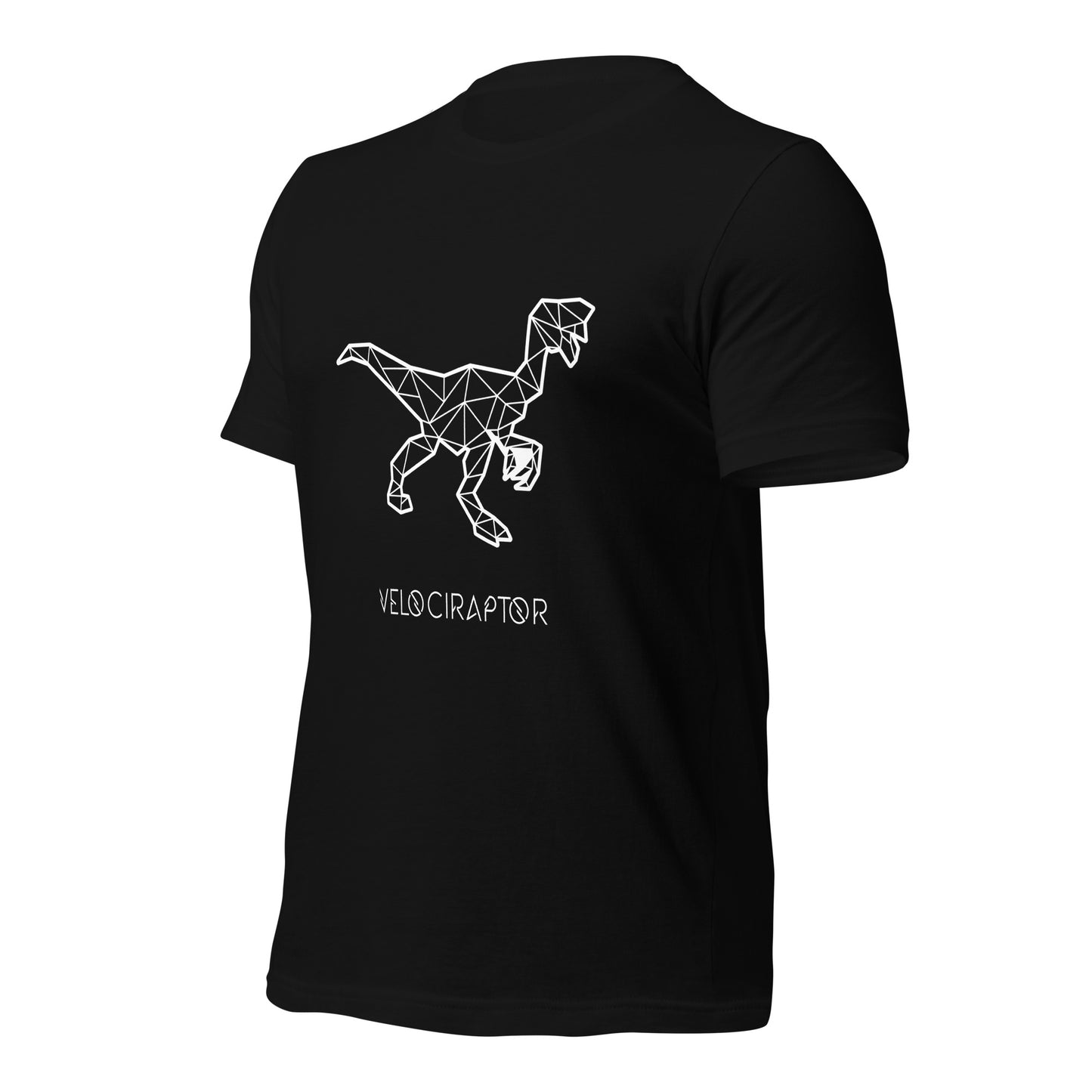 Dinosaur Geo Velociraptor (black) T-Shirt