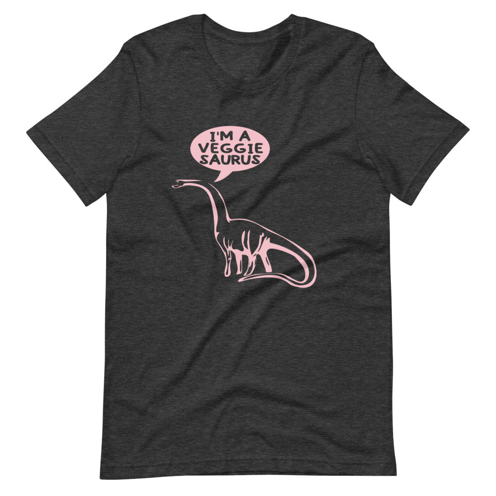 Veggie Saurus Dinosaur (Adult) Short-sleeve unisex t-shirt