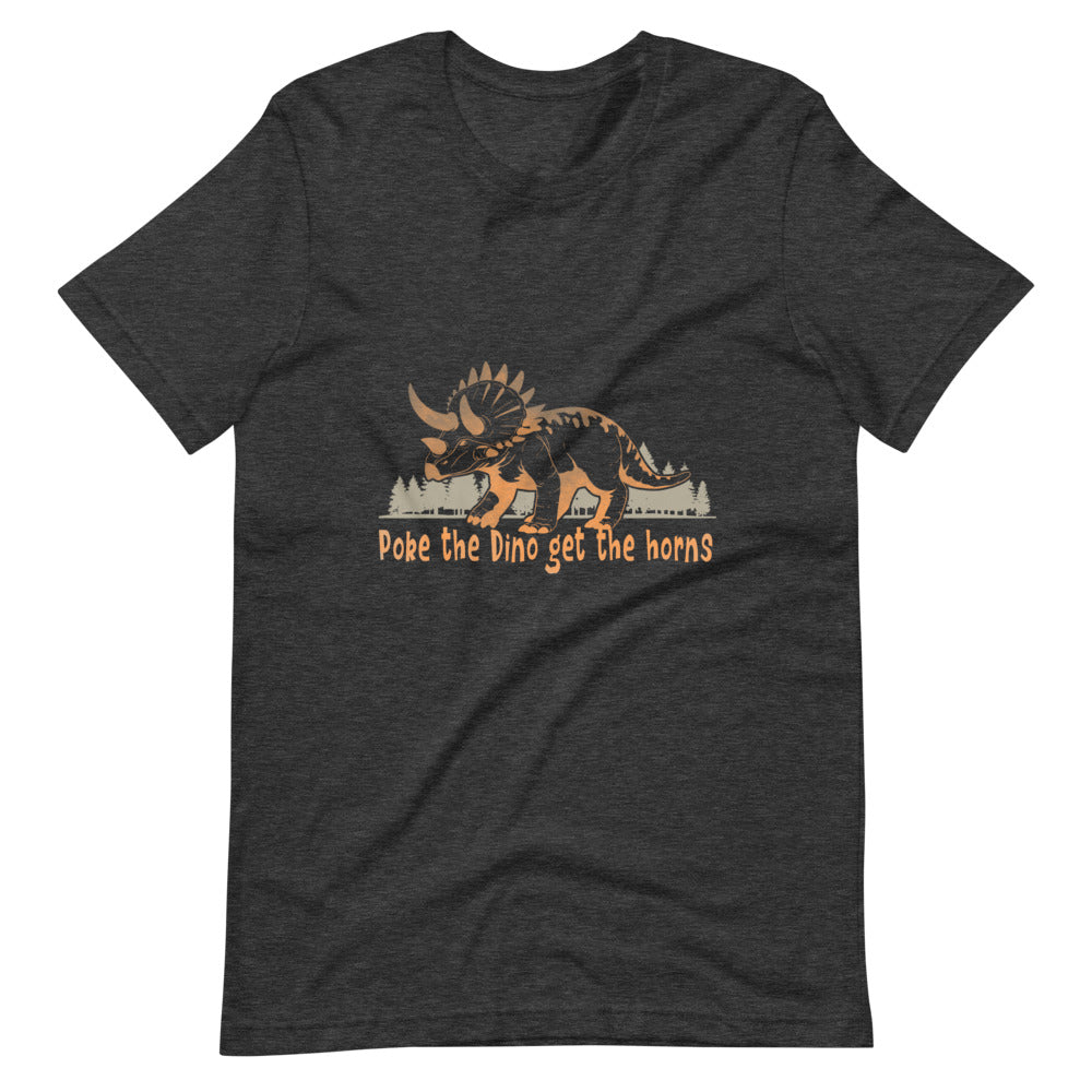 Poke the Dino (Adult) Short-sleeve unisex t-shirt