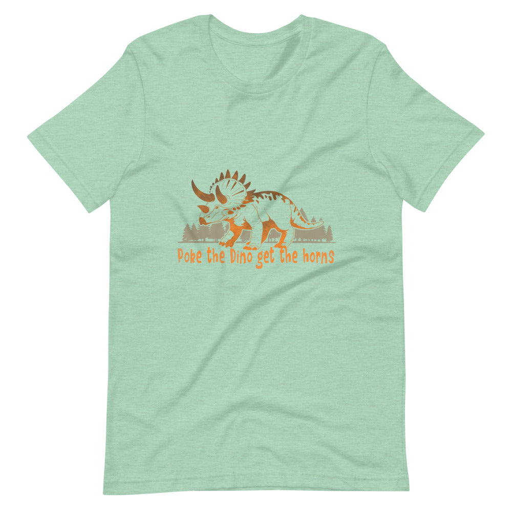 Poke the Dino (Adult) Short-sleeve unisex t-shirt