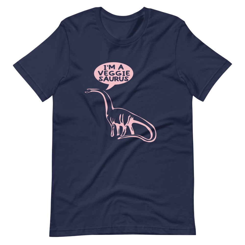 Veggie Saurus Dinosaur (Adult) Short-sleeve unisex t-shirt