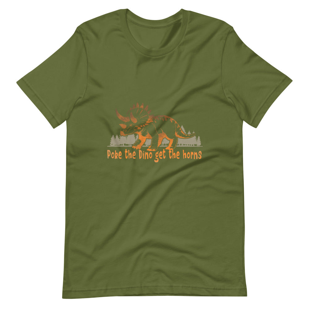 Poke the Dino (Adult) Short-sleeve unisex t-shirt